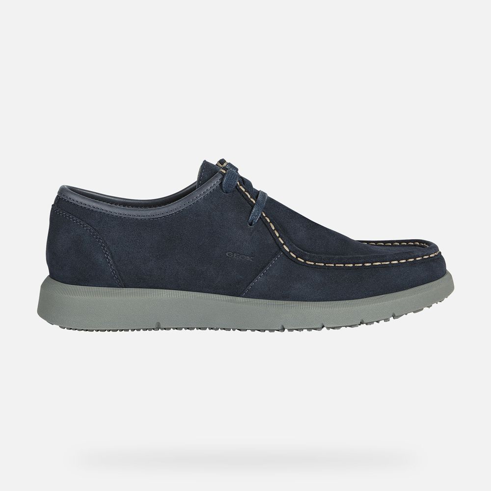 Sapatos Casuais Geox Homem Azul Marinho - Errico - LJHMB0752